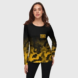 Лонгслив женский PUBG: Military Honeycomb, цвет: 3D-принт — фото 2