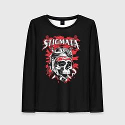 Женский лонгслив Stigmata Skull