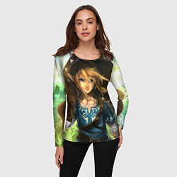 Лонгслив женский Girl of Link, цвет: 3D-принт — фото 2