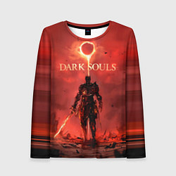 Женский лонгслив Dark Souls: Red Sunrise