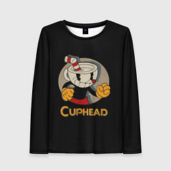 Лонгслив женский Cuphead: Mugman, цвет: 3D-принт