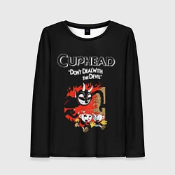 Женский лонгслив Cuphead: Hell Devil