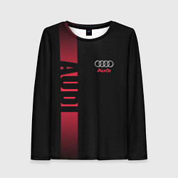 Лонгслив женский Audi: Black Sport, цвет: 3D-принт