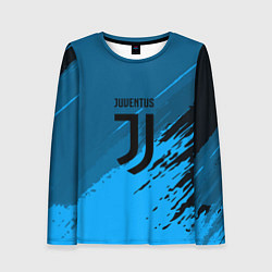 Лонгслив женский FC Juventus: Abstract style, цвет: 3D-принт