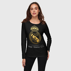 Лонгслив женский FC Real Madrid: Gold Edition, цвет: 3D-принт — фото 2