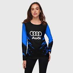 Лонгслив женский Audi: Blue Anger, цвет: 3D-принт — фото 2