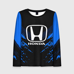 Женский лонгслив Honda: Blue Anger