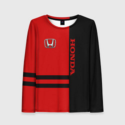 Женский лонгслив Honda: Red Style