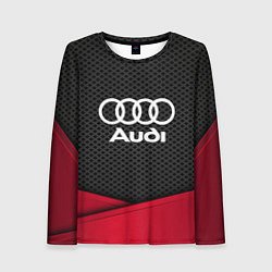 Женский лонгслив Audi: Grey Carbon