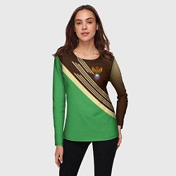 Лонгслив женский Российский футбольный союз, цвет: 3D-принт — фото 2