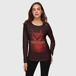 Лонгслив женский Twin Peaks: Red Owl, цвет: 3D-принт — фото 2