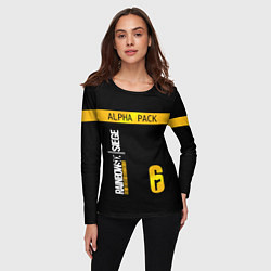 Лонгслив женский Rainbow Six Siege: Alpha Pack, цвет: 3D-принт — фото 2
