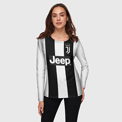 Лонгслив женский FC Juventus: Ronaldo Home 18-19, цвет: 3D-принт — фото 2
