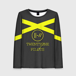 Лонгслив женский Twenty One Pilots: Yellow Lines, цвет: 3D-принт