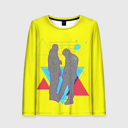 Лонгслив женский HammAli & Navai: Yellow Style, цвет: 3D-принт