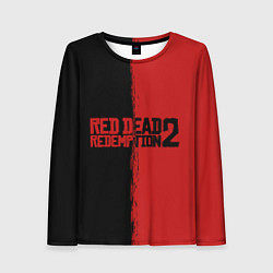 Женский лонгслив RDD 2: Black & Red
