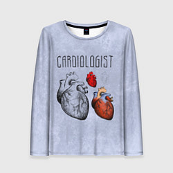 Женский лонгслив Cardiologist