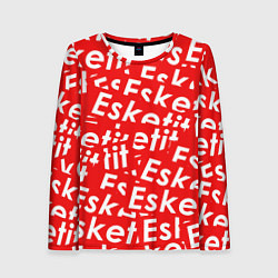 Лонгслив женский Esketit Pattern, цвет: 3D-принт