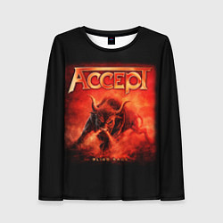 Лонгслив женский Accept: Hell Bull, цвет: 3D-принт