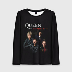 Лонгслив женский Queen: Greatests Hits, цвет: 3D-принт