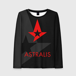 Лонгслив женский Astralis: Black Style, цвет: 3D-принт