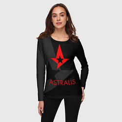 Лонгслив женский Astralis: Black Style, цвет: 3D-принт — фото 2