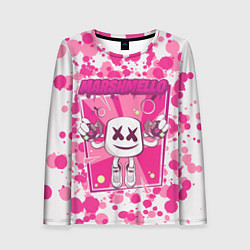 Лонгслив женский Marshmello: Pink Fashion, цвет: 3D-принт
