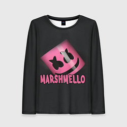 Лонгслив женский Marshmello, цвет: 3D-принт