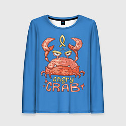 Лонгслив женский Hungry Crab, цвет: 3D-принт