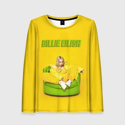 Женский лонгслив Billie Eilish: Yellow Mood