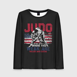 Лонгслив женский Judo USA, цвет: 3D-принт