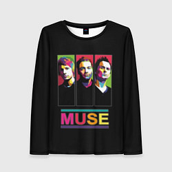Женский лонгслив Muse pop-art