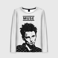 Лонгслив женский Muse british rock band, цвет: 3D-принт