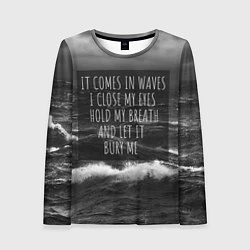 Лонгслив женский Bring Me The Horizon - it comes in waves, цвет: 3D-принт