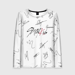 Женский лонгслив STRAY KIDS АВТОГРАФЫ