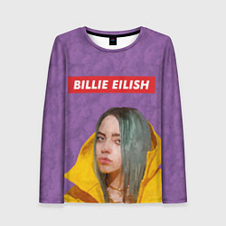 Лонгслив женский Billie Eilish, цвет: 3D-принт