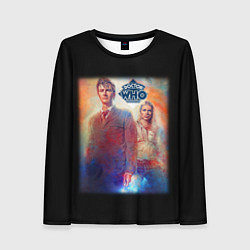 Лонгслив женский Doctor Who, цвет: 3D-принт