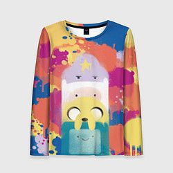 Лонгслив женский Adventure Time, цвет: 3D-принт