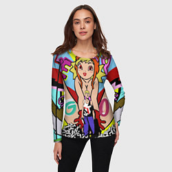 Лонгслив женский GTO Онидзука графити, цвет: 3D-принт — фото 2