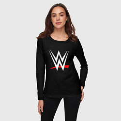 Лонгслив женский WWE, цвет: 3D-принт — фото 2