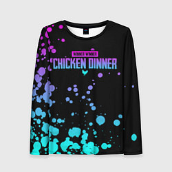 Лонгслив женский Chicken Dinner, цвет: 3D-принт