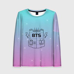 Лонгслив женский BTS, цвет: 3D-принт