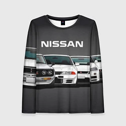 Женский лонгслив NISSAN