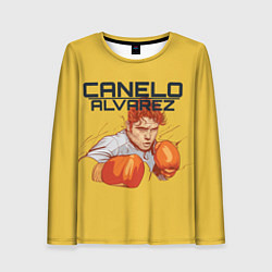 Лонгслив женский Canelo Alvarez, цвет: 3D-принт