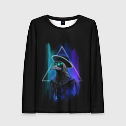 Лонгслив женский ДОКТОР ЧУМЫ, цвет: 3D-принт