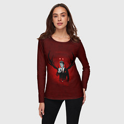 Лонгслив женский Hannibal, цвет: 3D-принт — фото 2