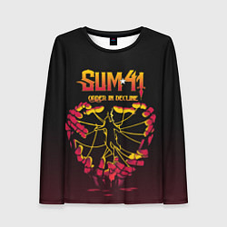 Лонгслив женский SUM41 OID, цвет: 3D-принт