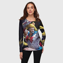 Лонгслив женский Сейлор Панч, цвет: 3D-принт — фото 2