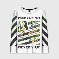 Женский лонгслив Off-White: Keep Going