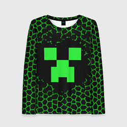 Лонгслив женский Minecraft, цвет: 3D-принт